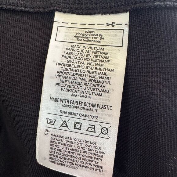 Adidas Black Golf Cardigan – Eco-Conscious Performance Layer - Size S - Picture 7 of 9